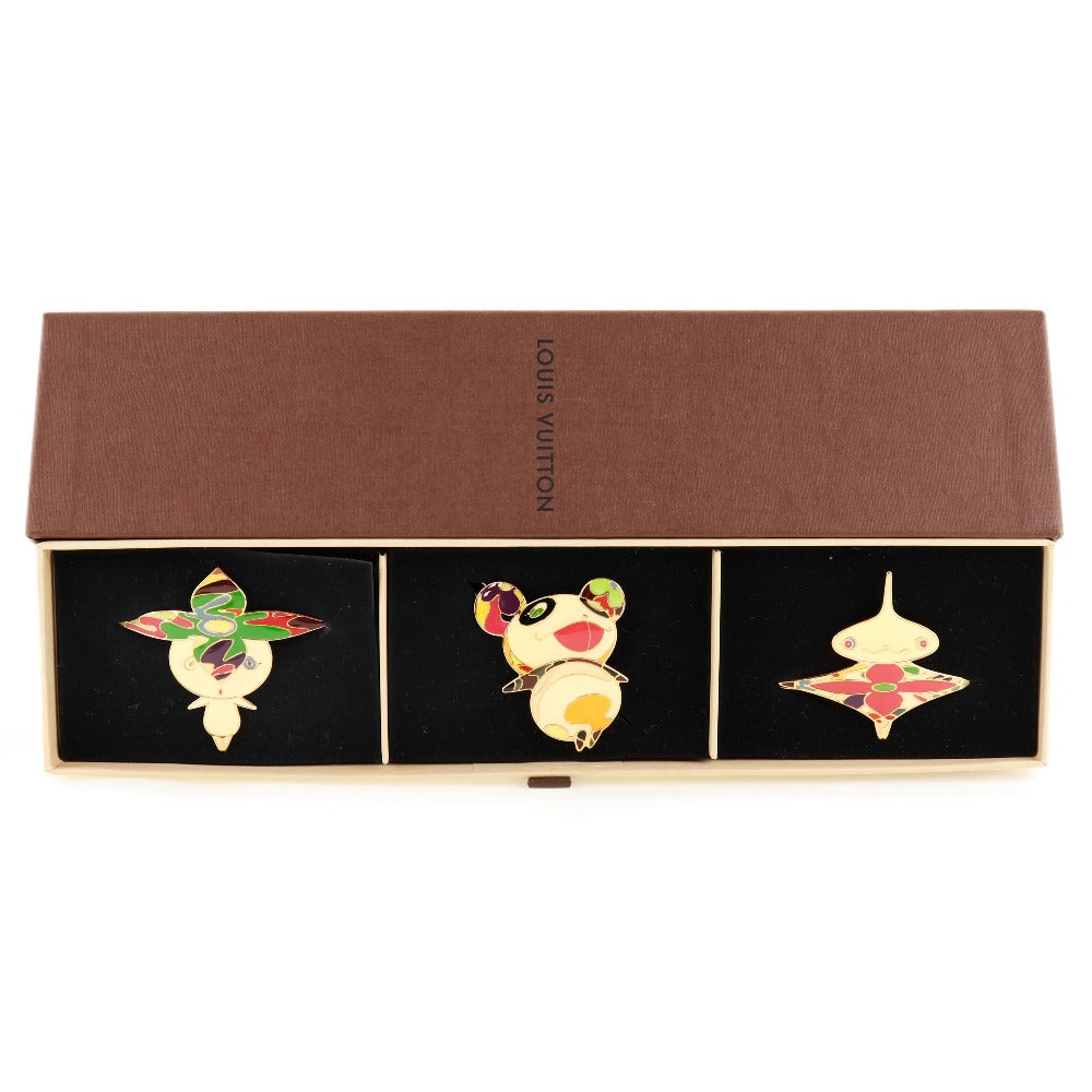LOUIS VUITTON Valletta Plated Gold gold takashi murakami Flower hatman / panda / onion head Women
