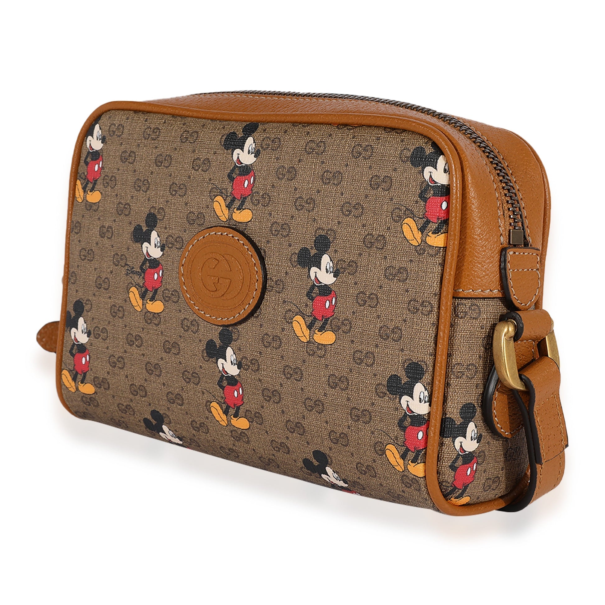 Gucci Leather Canvas Crossbody