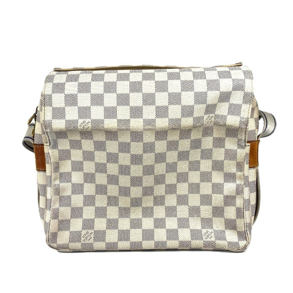 LOUIS VUITTON Shoulder Bag Damier Azur Canvas white Damier Azur Naviglio Women