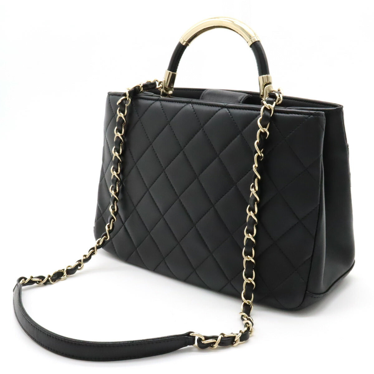 Chanel Leather MatelassÃ© Coco 2way Handbag