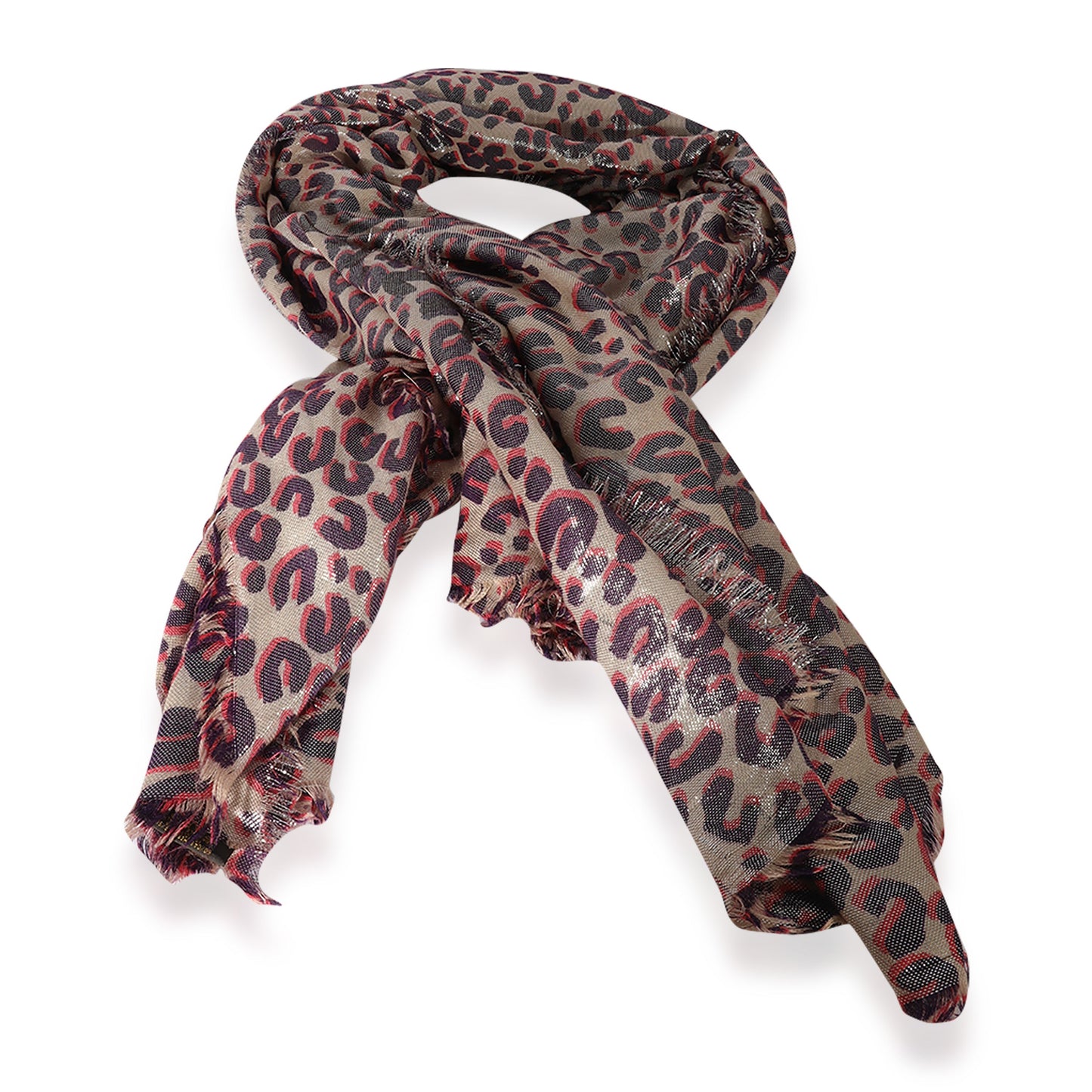 Louis Vuitton Multicolor Leopard Stefan Spro Stole