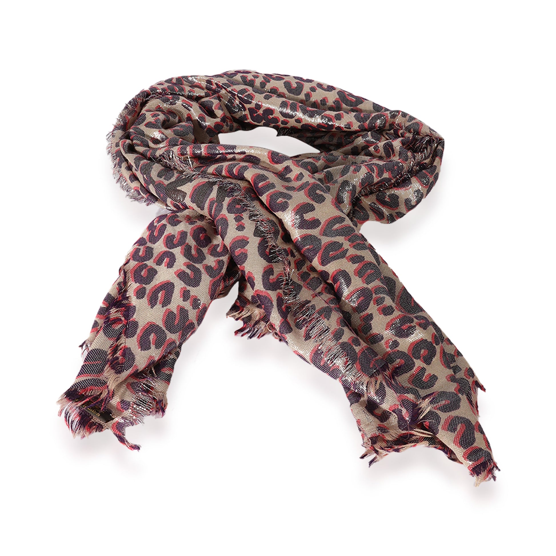 Luxury Women's Handbag | Louis Vuitton Multicolor Leopard Stefan Spro Stole
