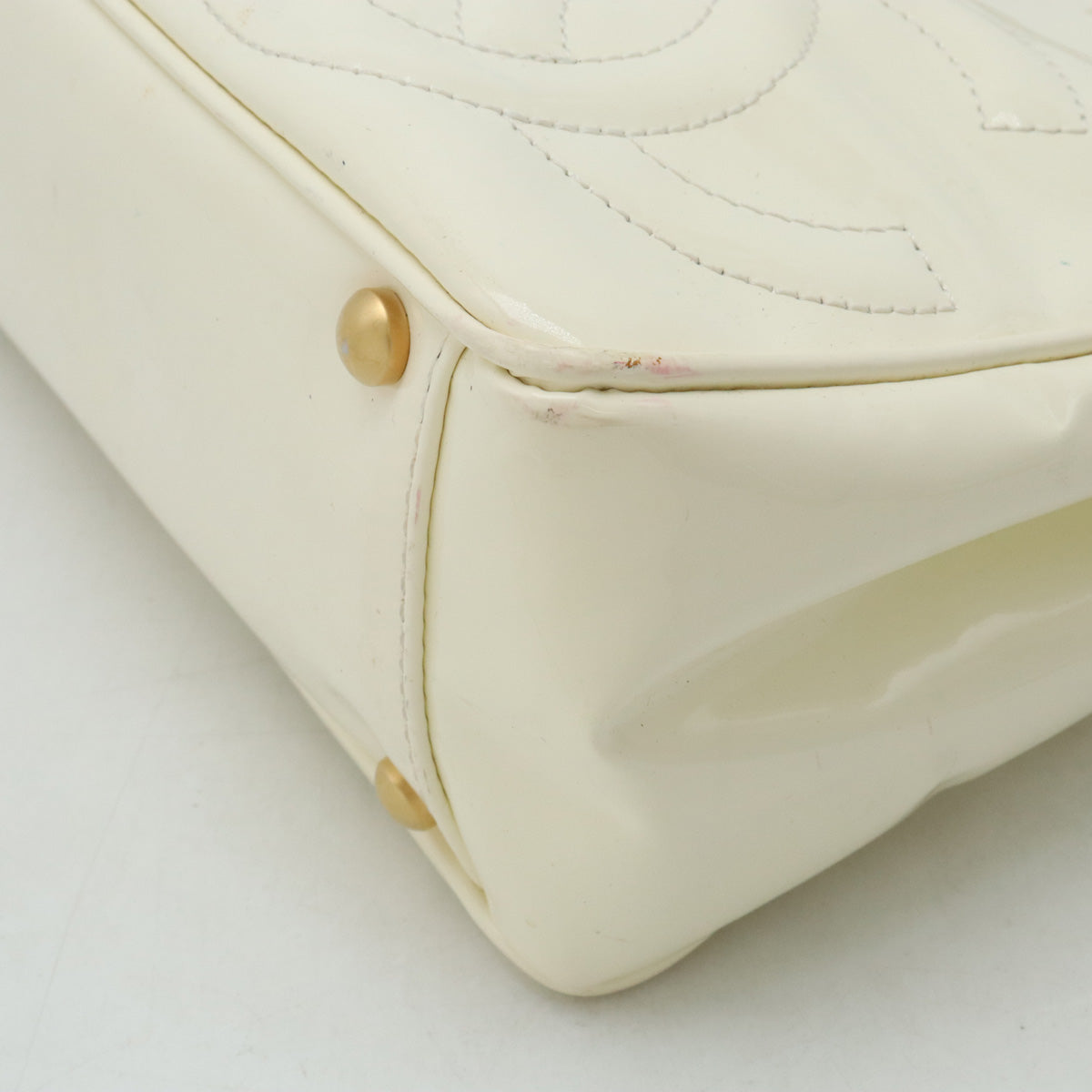 Chanel Triple Coco Handbag Ivory