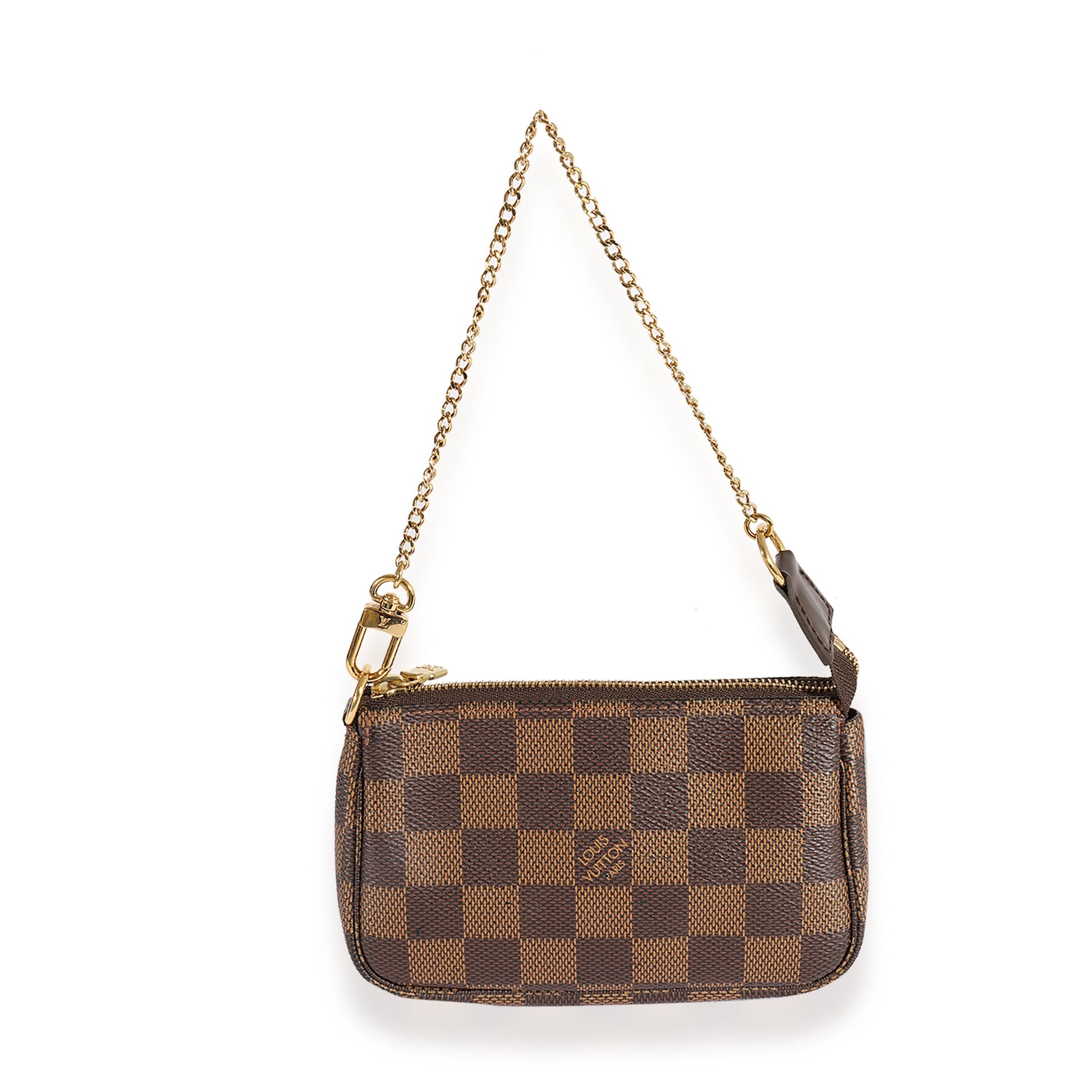 Designer Women's Crossbody Bag | Louis Vuitton Damier Ebene Mini Pochette Accessoires