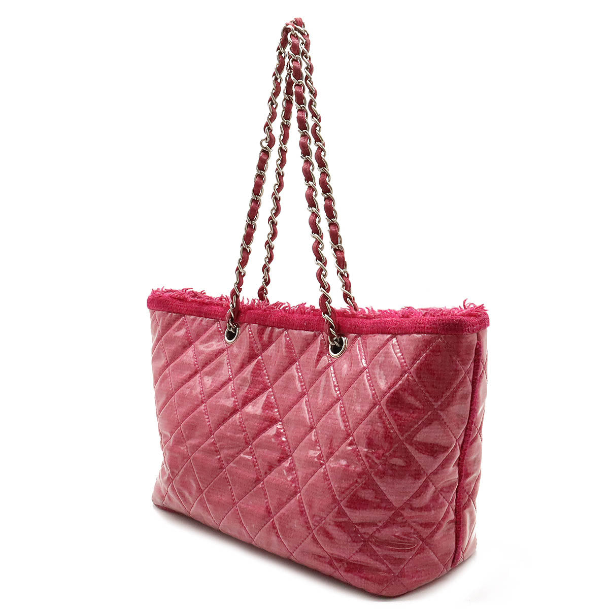 Chanel Patent Coco 2way Tote Bag A47155 Pink