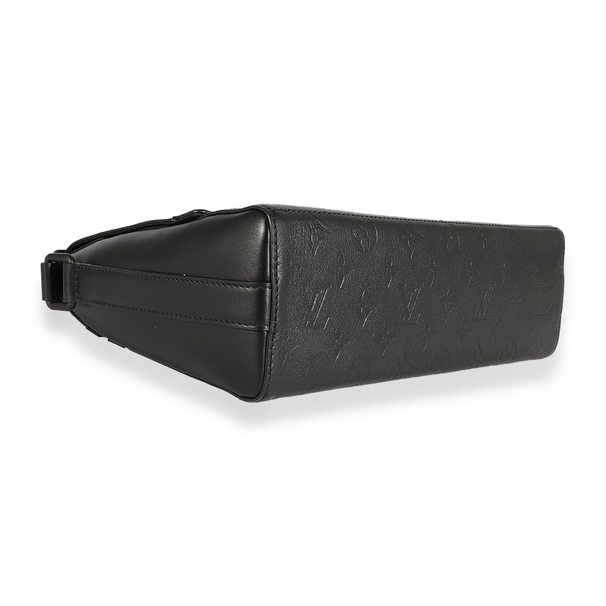Luxury Women's Handbag | Louis Vuitton Black Monogram Shadow Sprinter Messenger