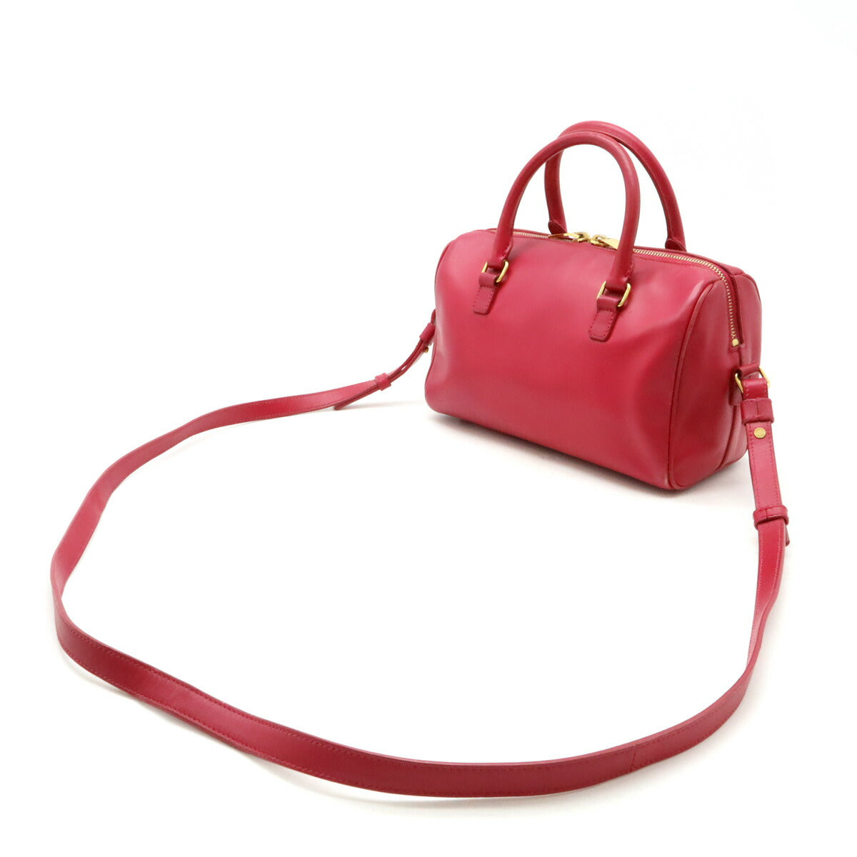 Saint Laurent Paris Leather Classic Baby Duffle 2way Bag 330958