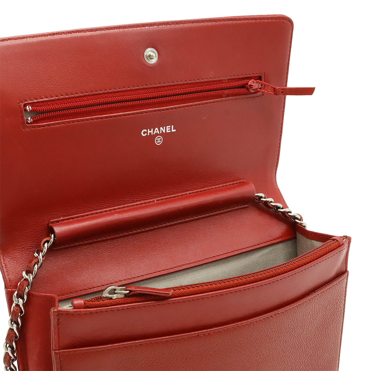 Chanel Coco Caviar Chain Wallet Shoulder Bag