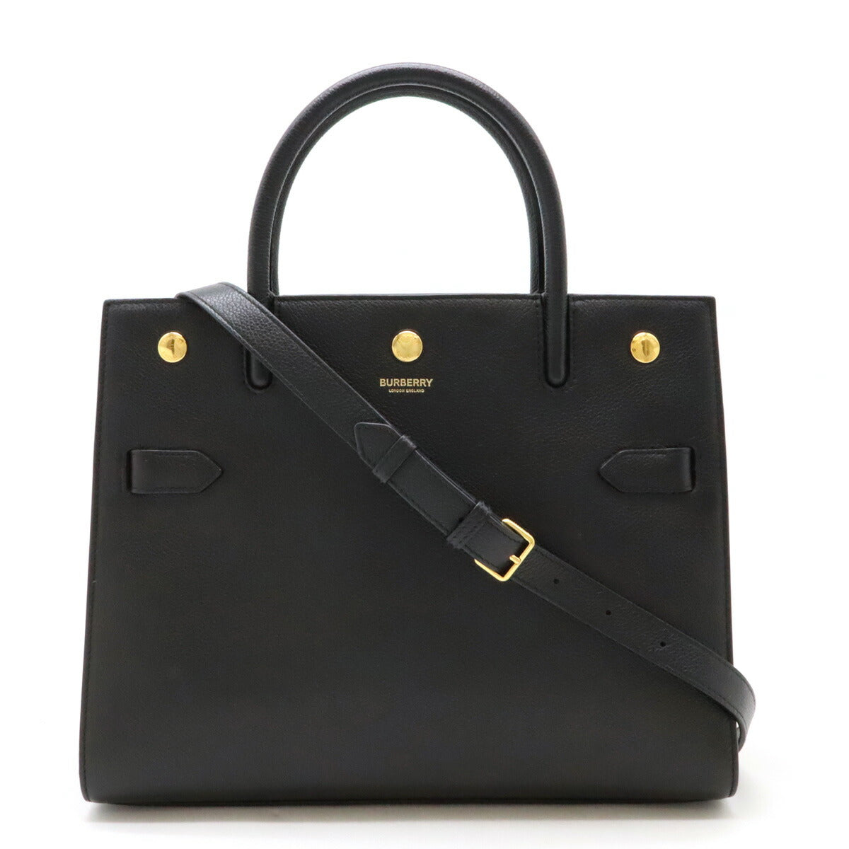 Burberry Leather 2way Bag 8024687