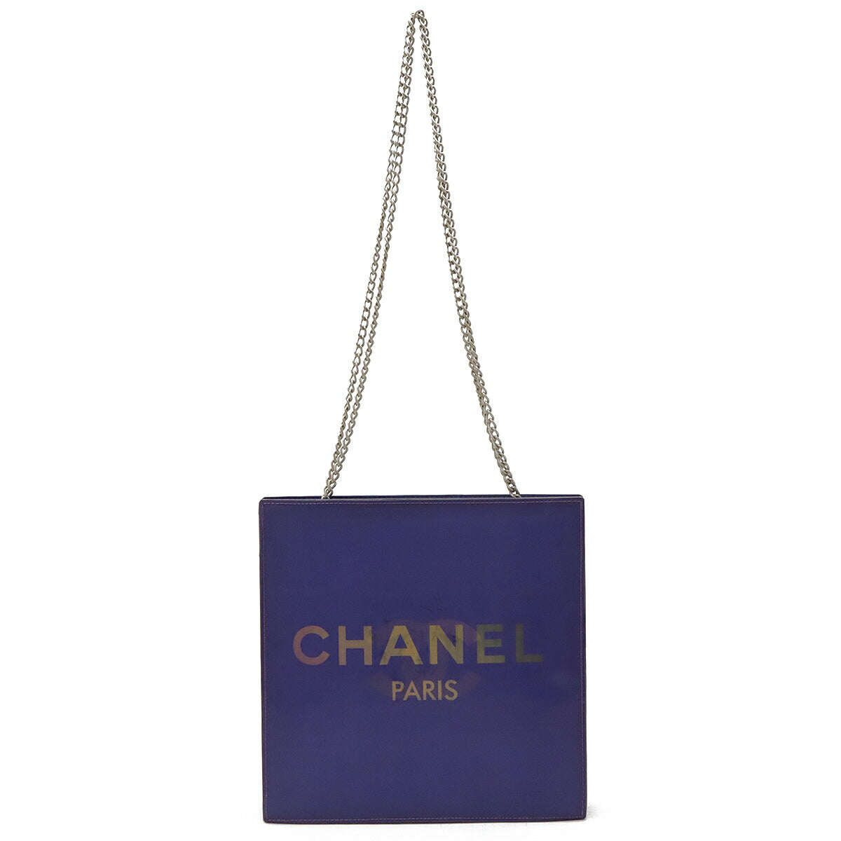 Chanel PVC Coco Chain Shoulder Bag Purple