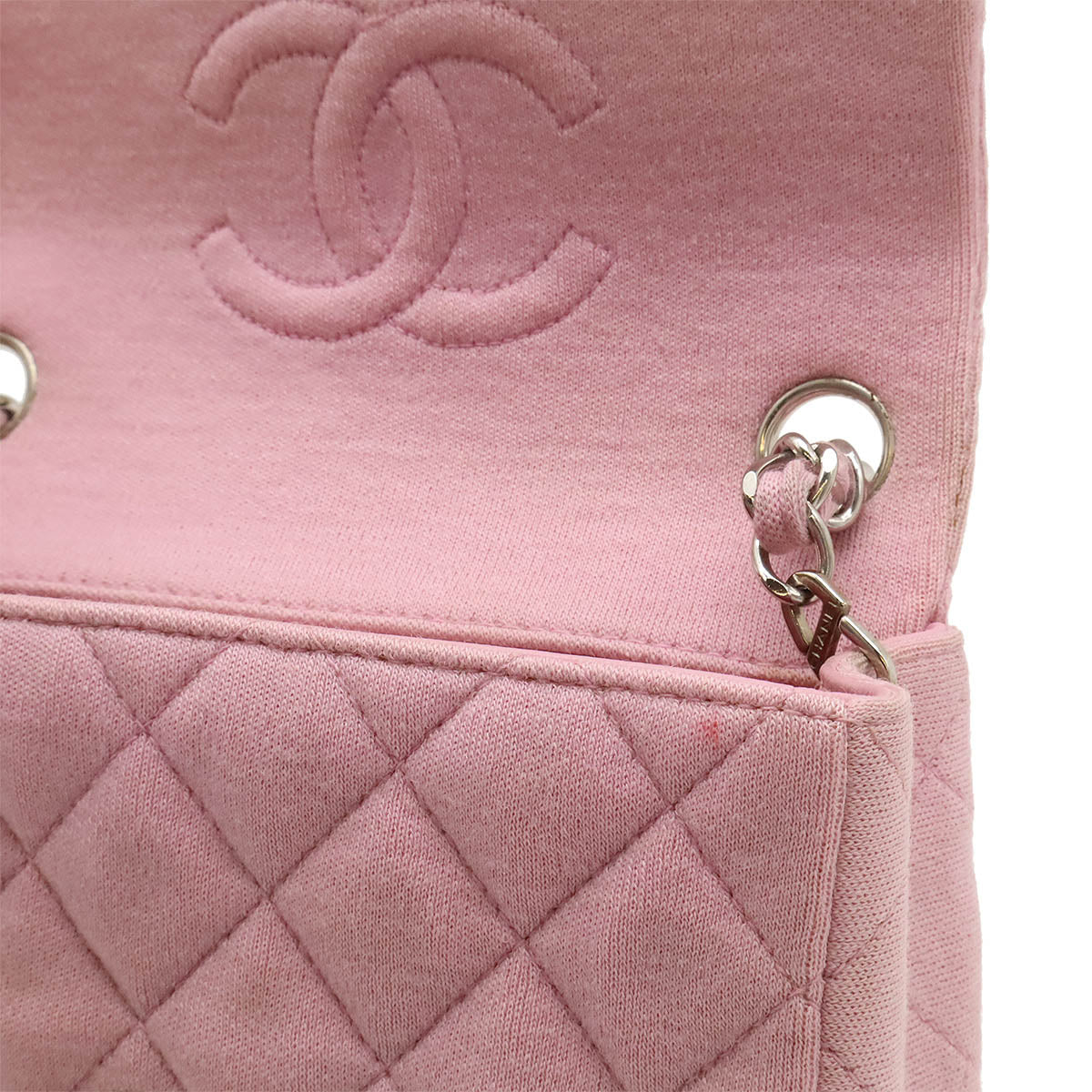 Chanel Cotton Jersey Mini MatelassÃ© Shoulder Bag A01115
