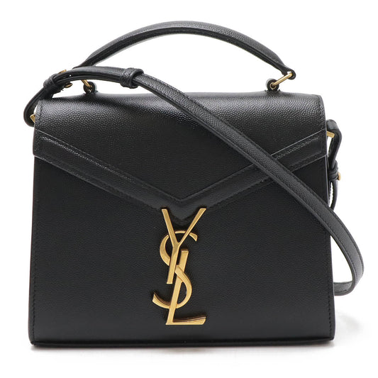 Saint Laurent Paris Leather Cassandra Top Handle 2way Bag 623930
