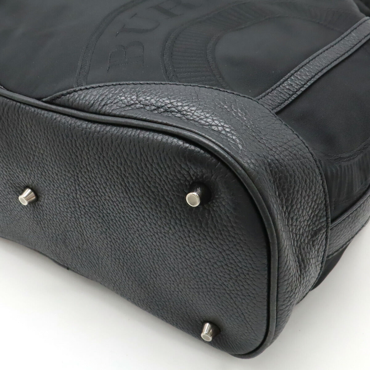 Burberry Nylon Canvas/Leather 2way Bag