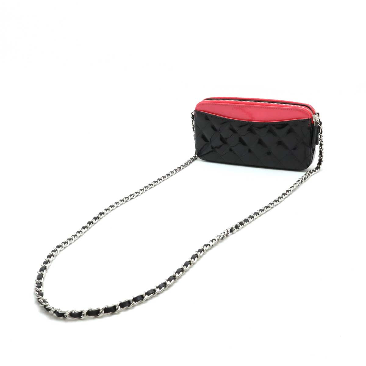 Chanel MatelassÃ© Patent Leather 2way Shoulder Bag