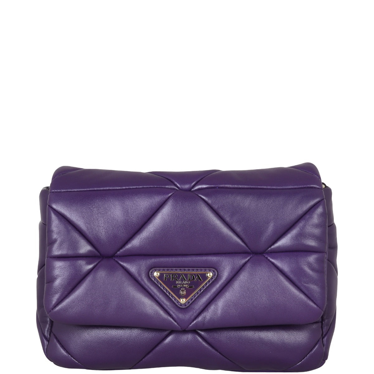 Prada System Padded Nappa Patchwork Shoulder Bag Medium