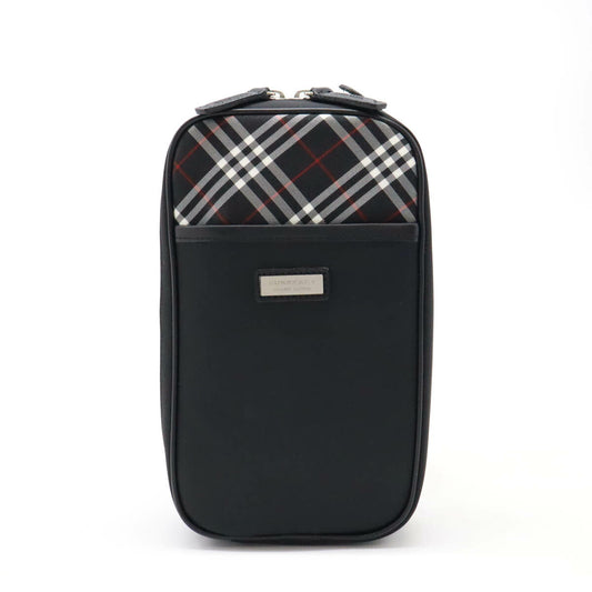 Burberry Black Label Nylon Canvas/Leather Shoulder Bag