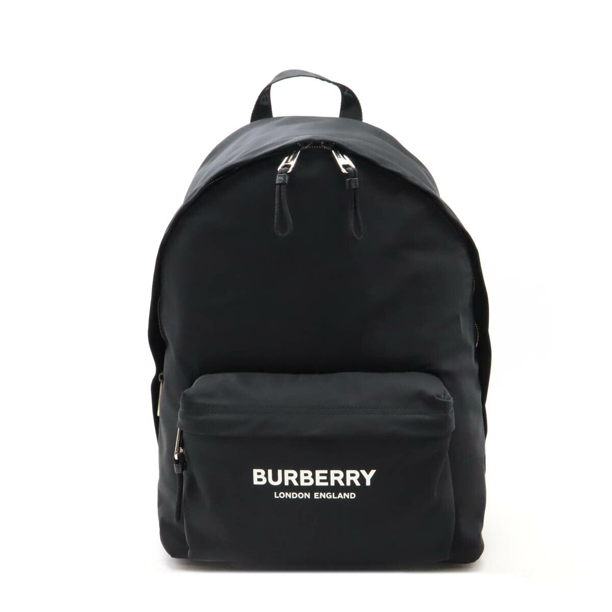 Burberry Nylon Leather Jet Logo Print Backpack 8063495