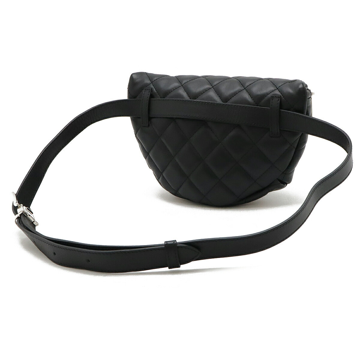 Chanel Lambskin Matelasse Belt Bag Black