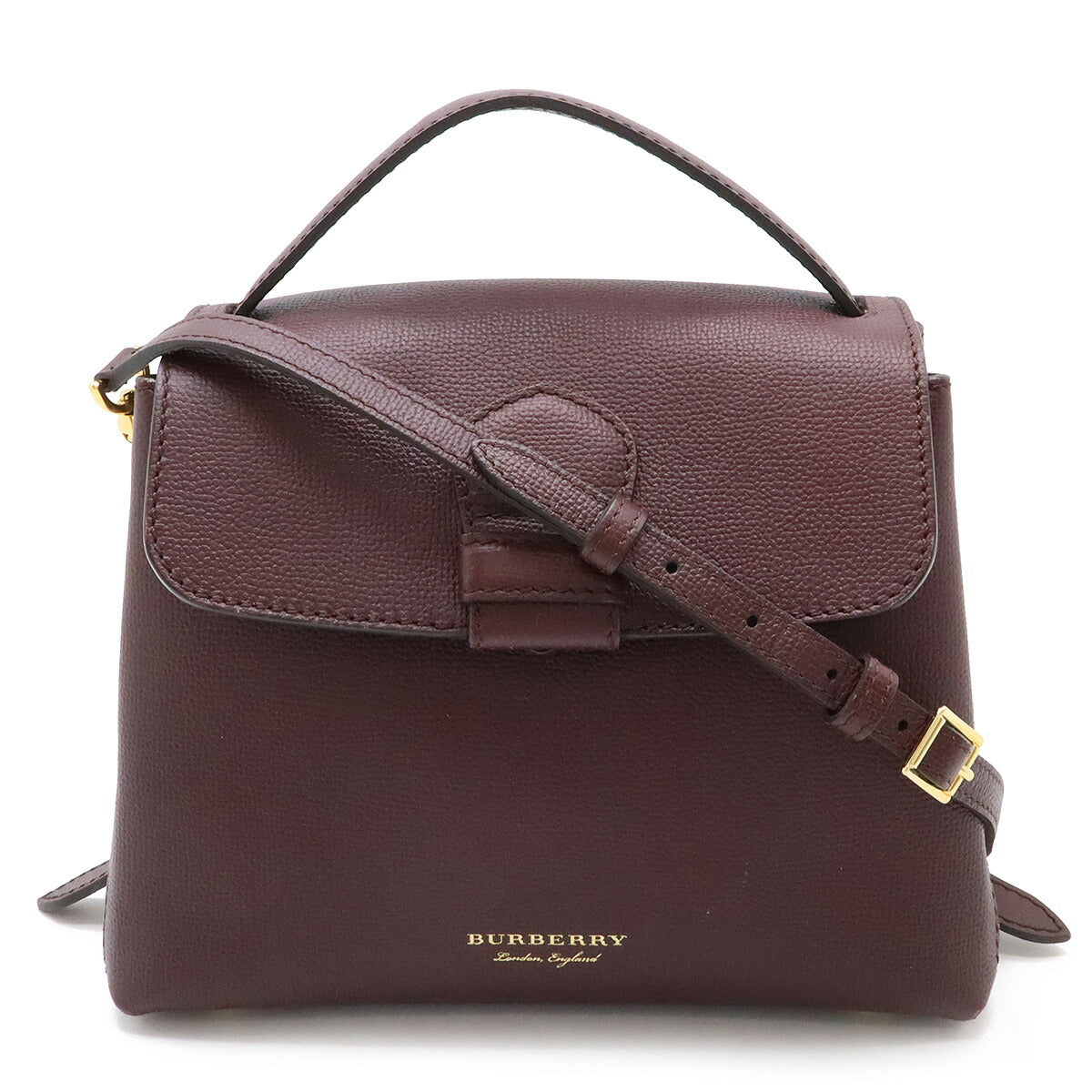 Burberry Check Canvas Leather 2way Bag