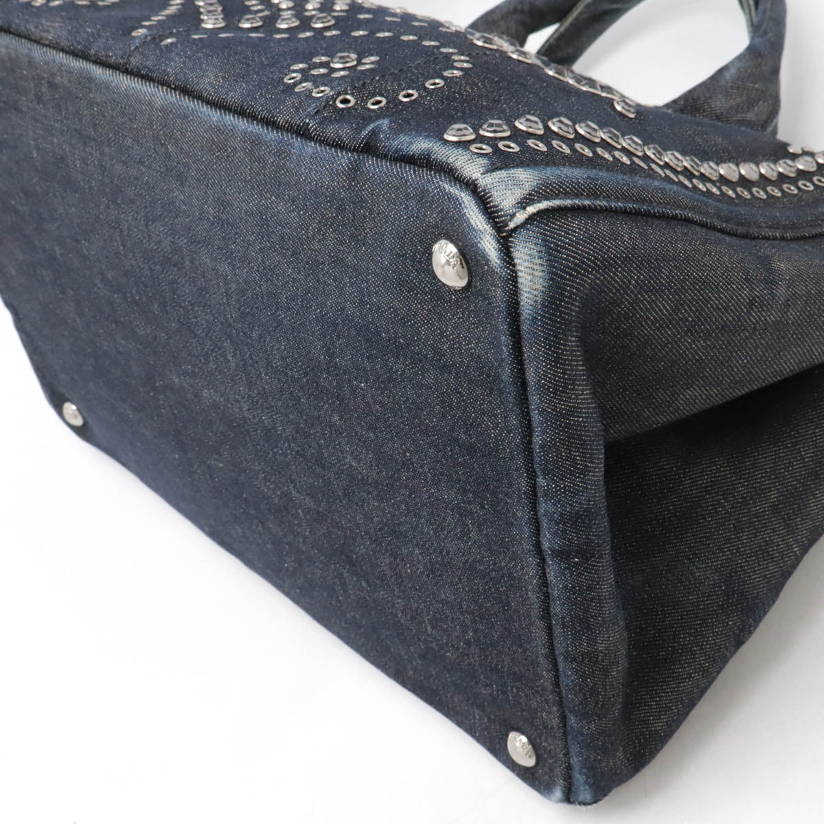 Prada Denim Canapa 2way Tote Bag BN2642