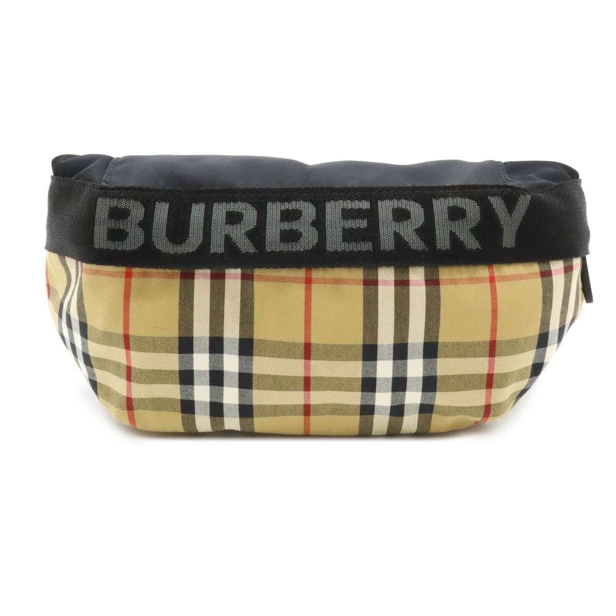 Burberry Nylon/Leather Check 2way Waist Bag 8026557