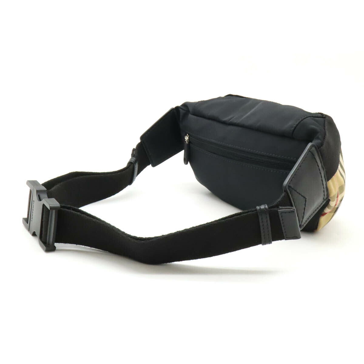 Burberry Nylon/Leather Check 2way Waist Bag 8026557