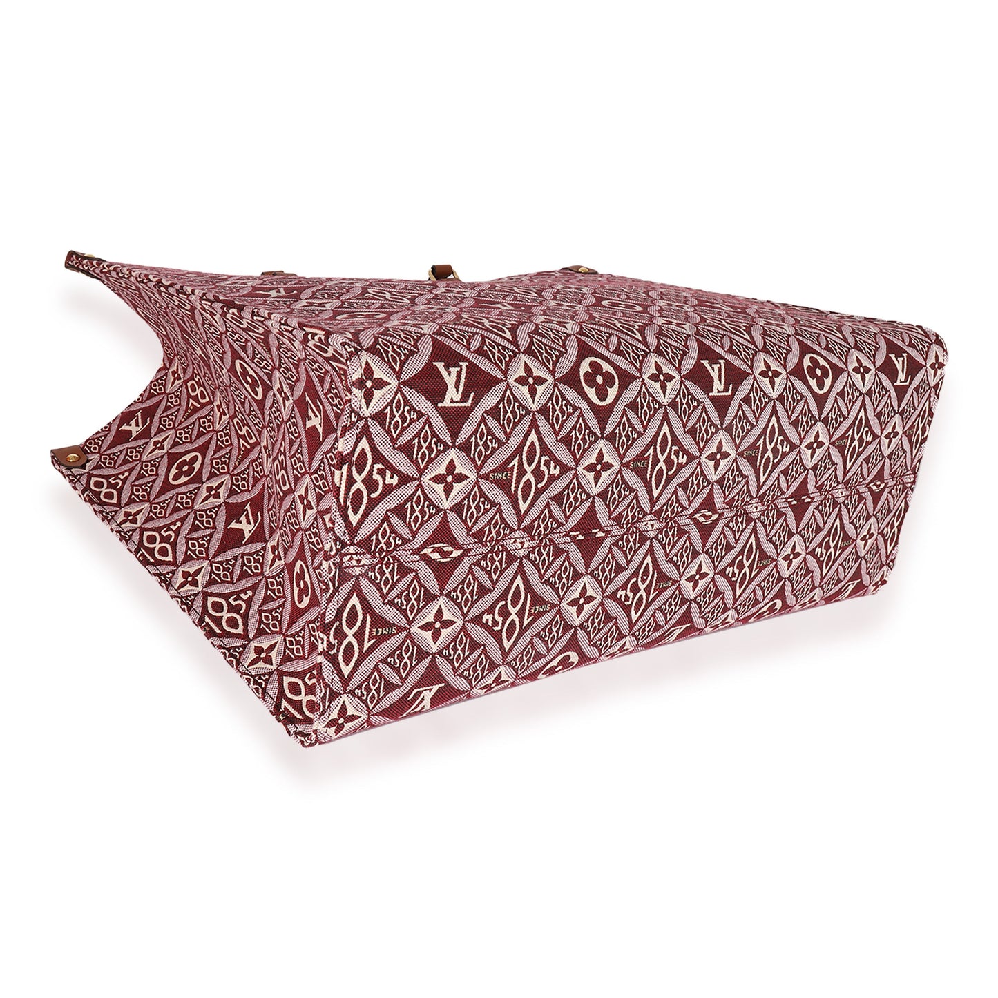 Louis Vuitton Bordeaux Jacquard Since Onthego GM