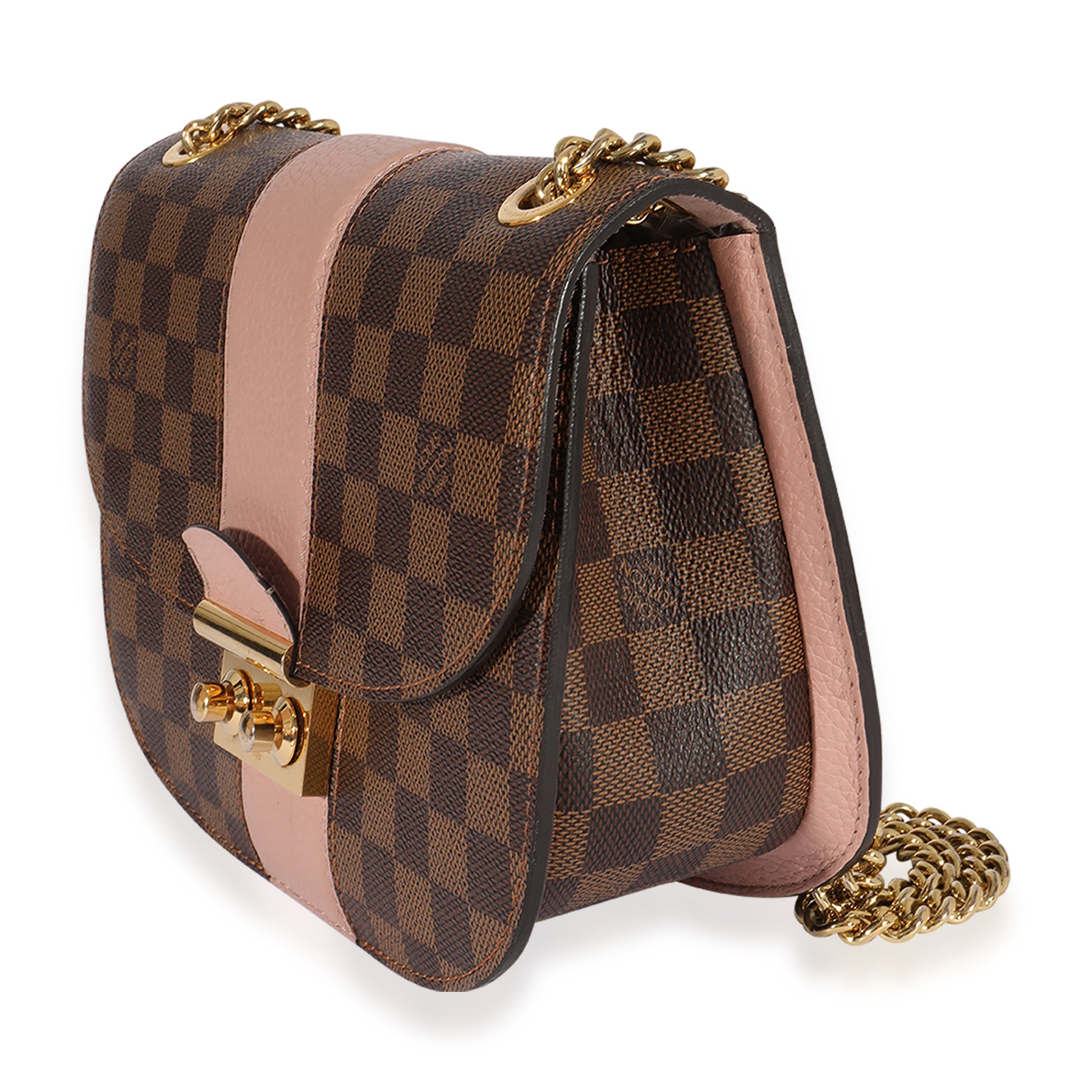 Elegant Women's Shoulder Bag | Louis Vuitton Damier Ebene & Magnolia Cuir Taurillon Wight Shoulder Bag