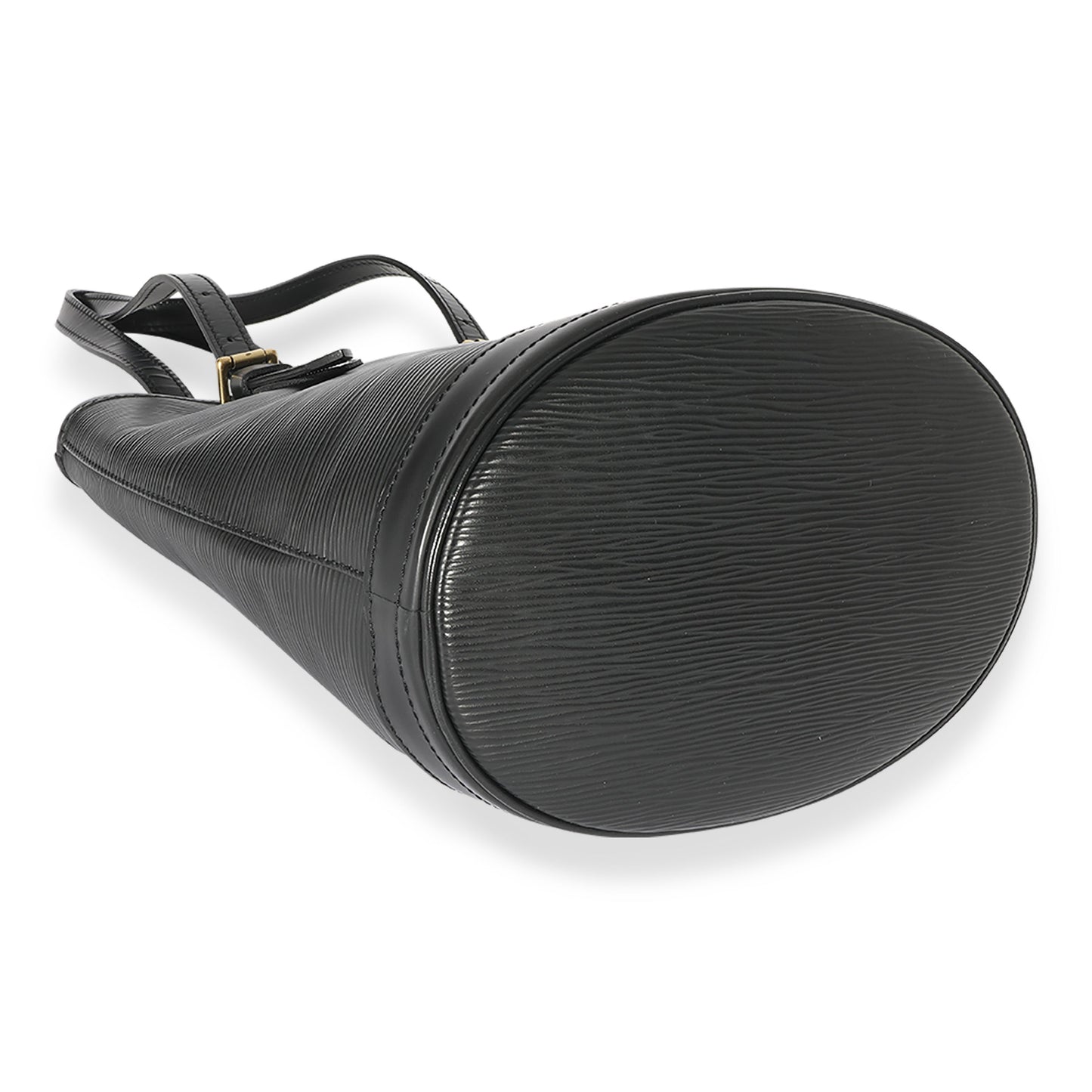 Louis Vuitton Black Epi Leather Petit Bucket Bag