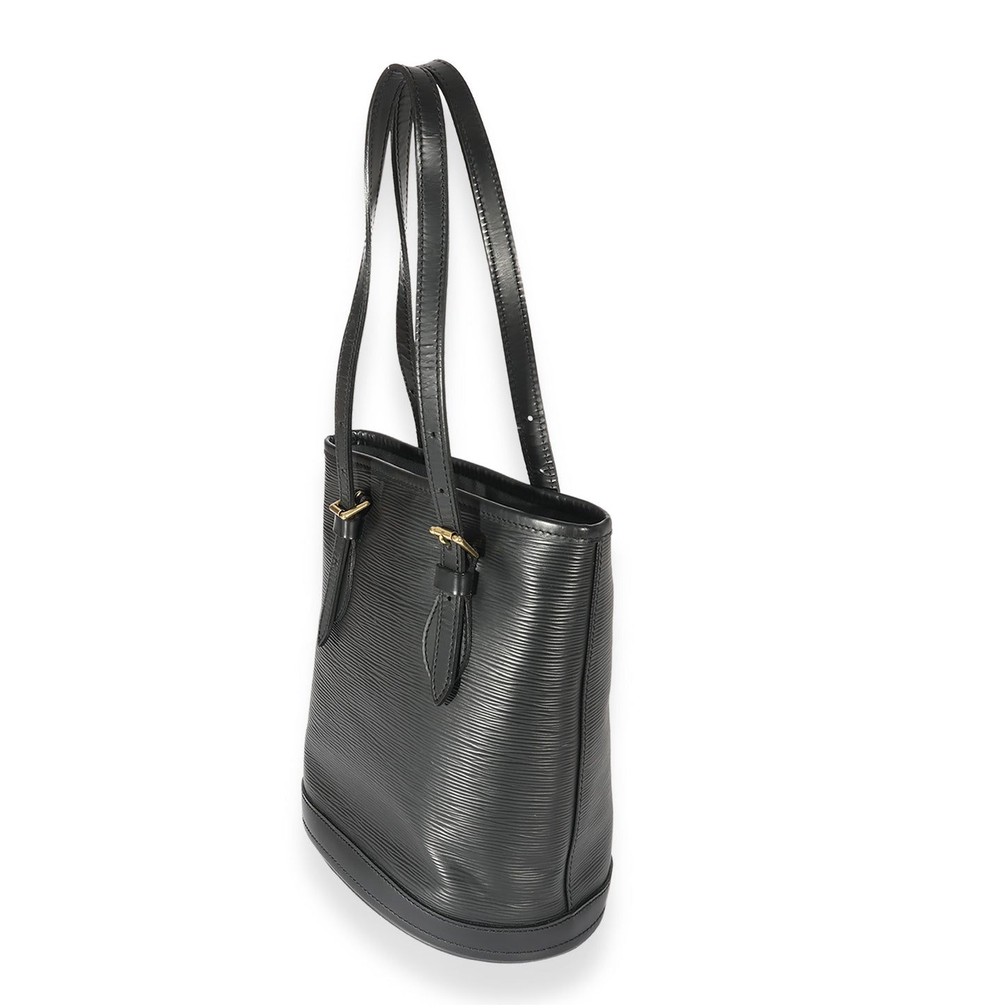 Louis Vuitton Black Epi Leather Petit Bucket Bag