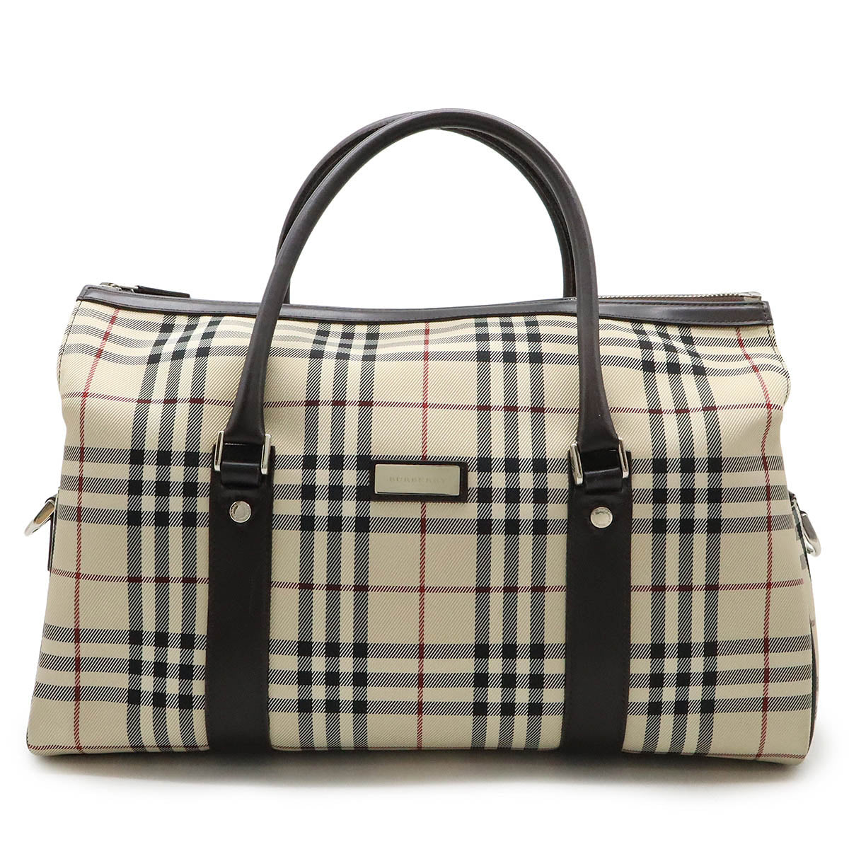 Burberry Boston Bag Nylon Canvas