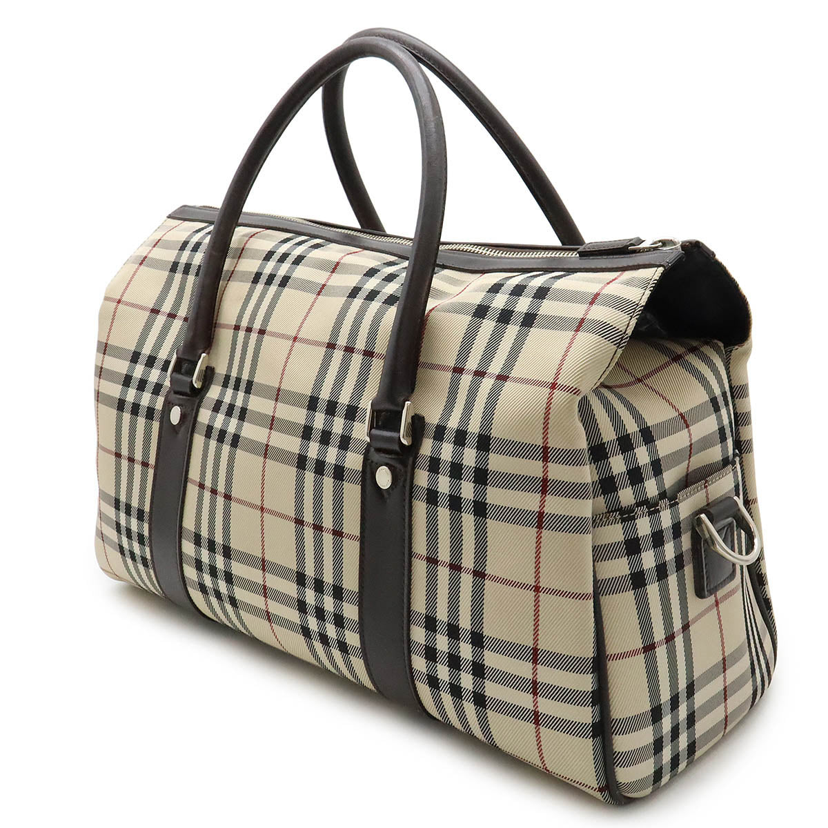 Burberry Boston Bag Nylon Canvas