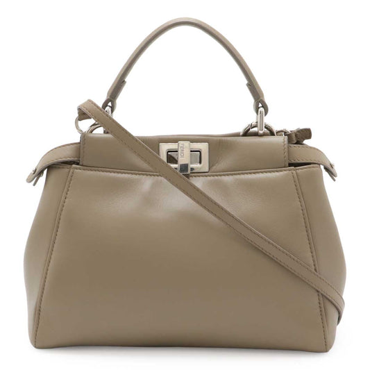 Fendi Peekaboo Leather 2way Bag