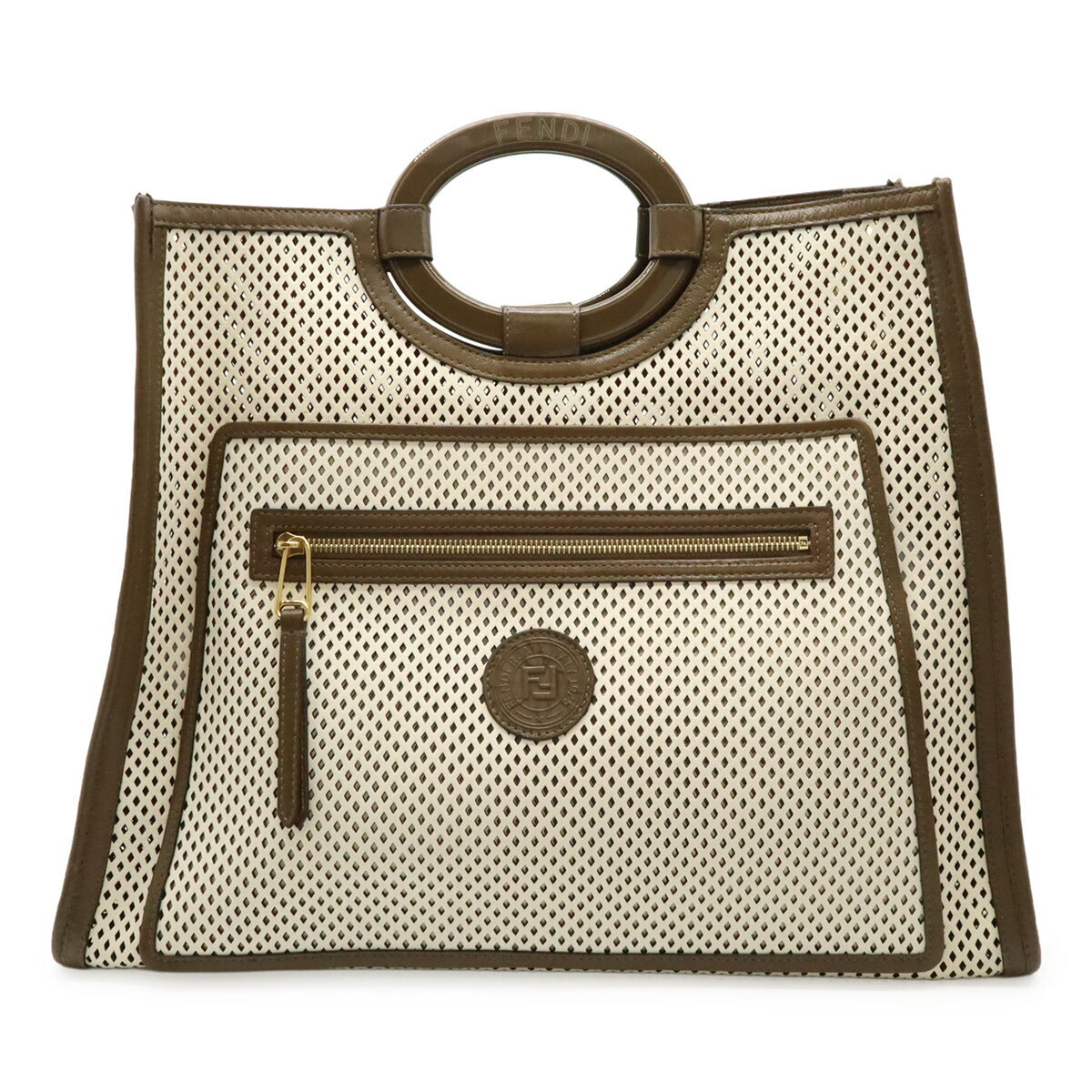 Fendi Runaway Leather Handbag
