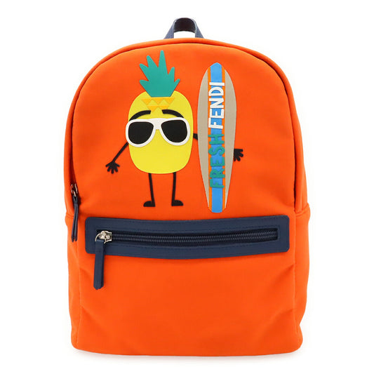 Fendi FRESH FENDI Neoprene Leather Backpack