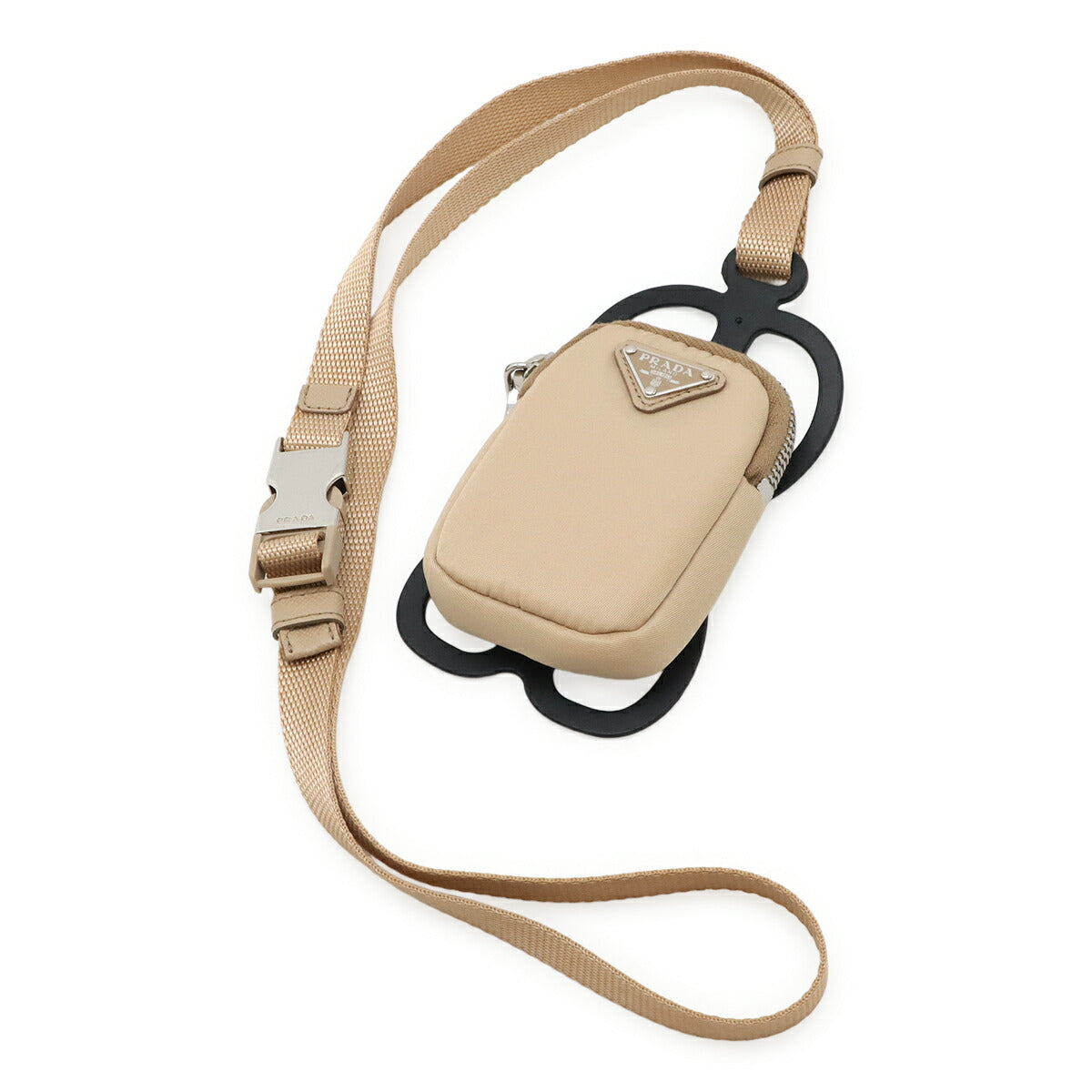 Prada 1ZT001 Rubber Nylon 2way Phone Bag