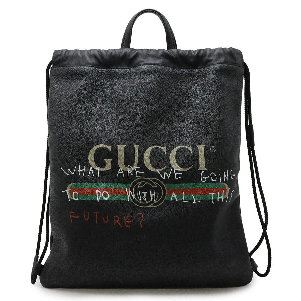 Gucci Gucci Print Coco CapitÃ¡n Leather 2way Backpack