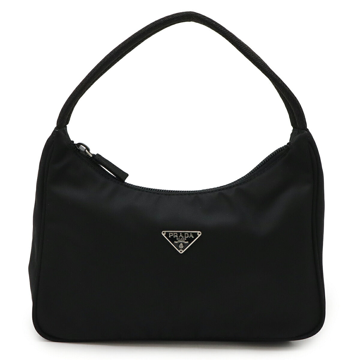 Prada Triangle Logo Nylon Handbag