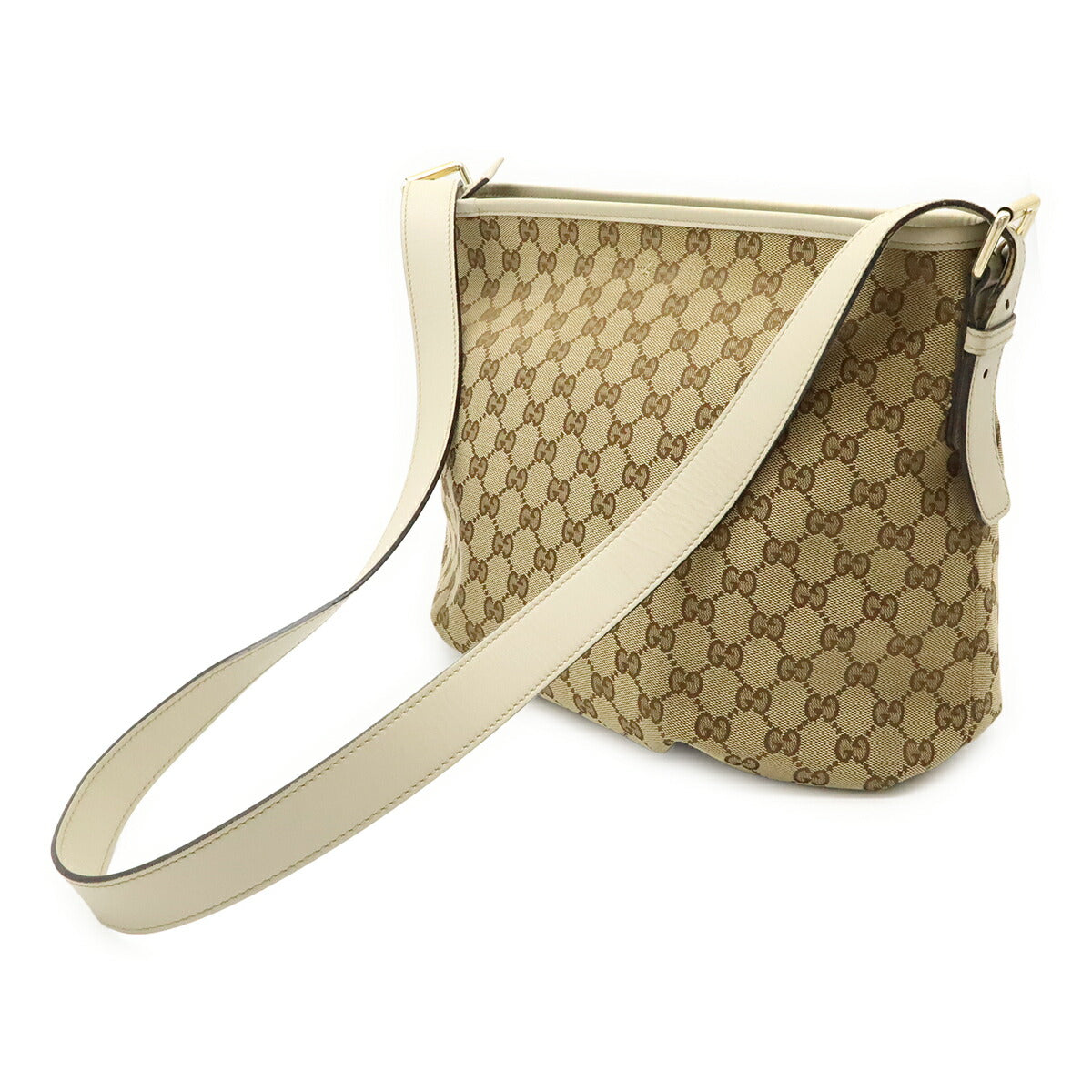 Gucci GG Canvas Shoulder Bag Canvas/Leather Shoulder Bag