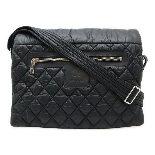 Chanel Coco Cocoon Nylon Leather Shoulder Bag
