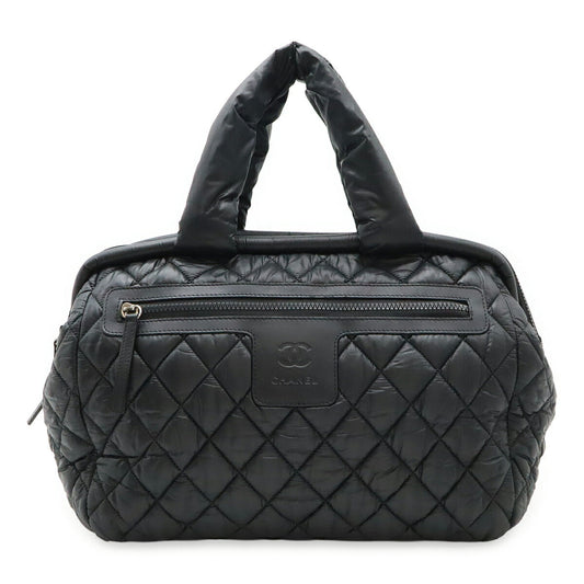Chanel Coco Cocoon Nylon Leather Handbag