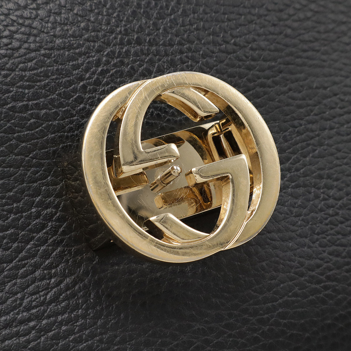 Gucci Interlocking G Leather Shoulder Bag