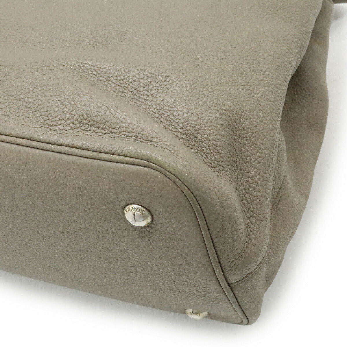 Prada 1BA579 Leather 2way Bag