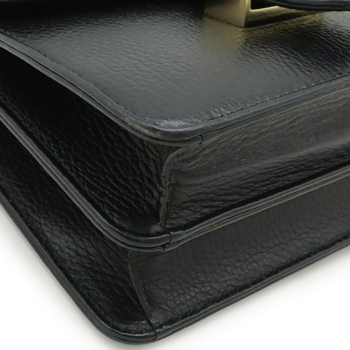 Gucci Interlocking G Leather Shoulder Bag