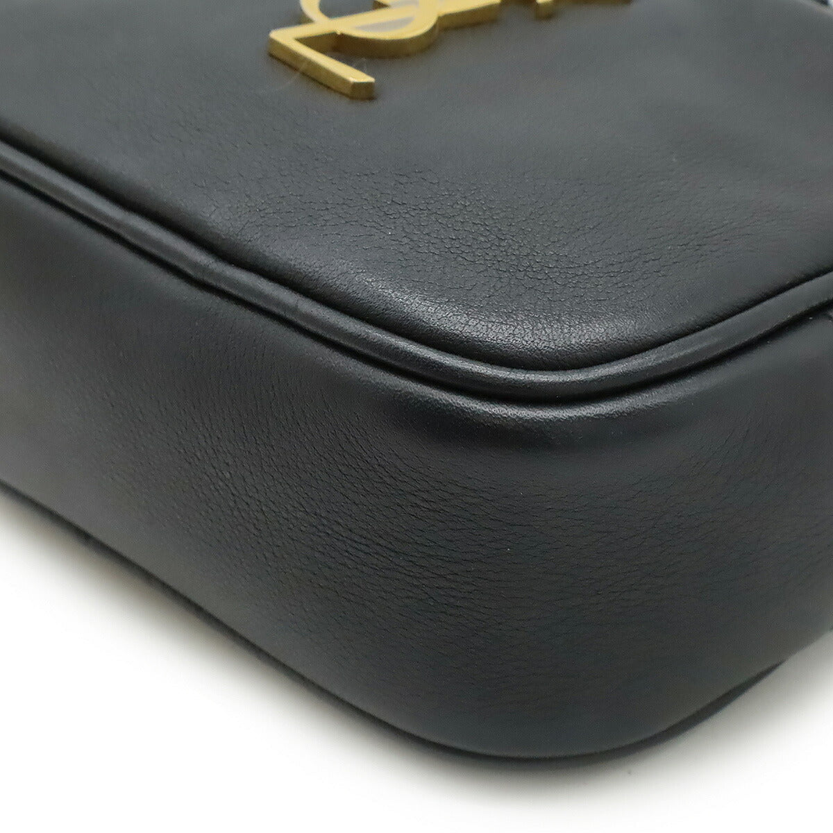 Saint Laurent Monogram Leather Shoulder Bag