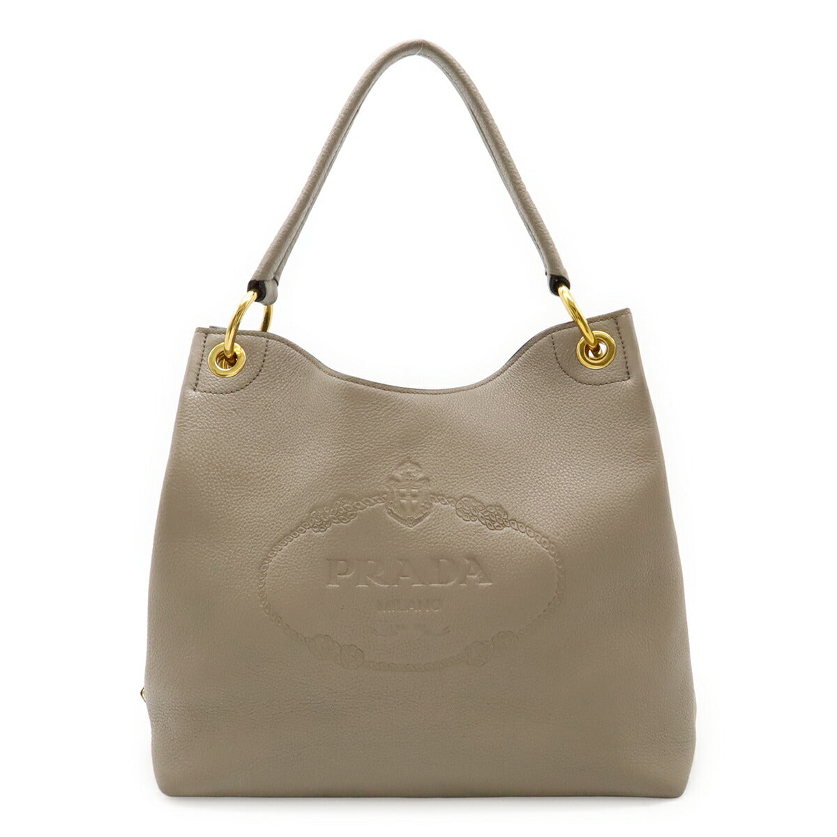 Prada 1BC051 Leather Shoulder Bag