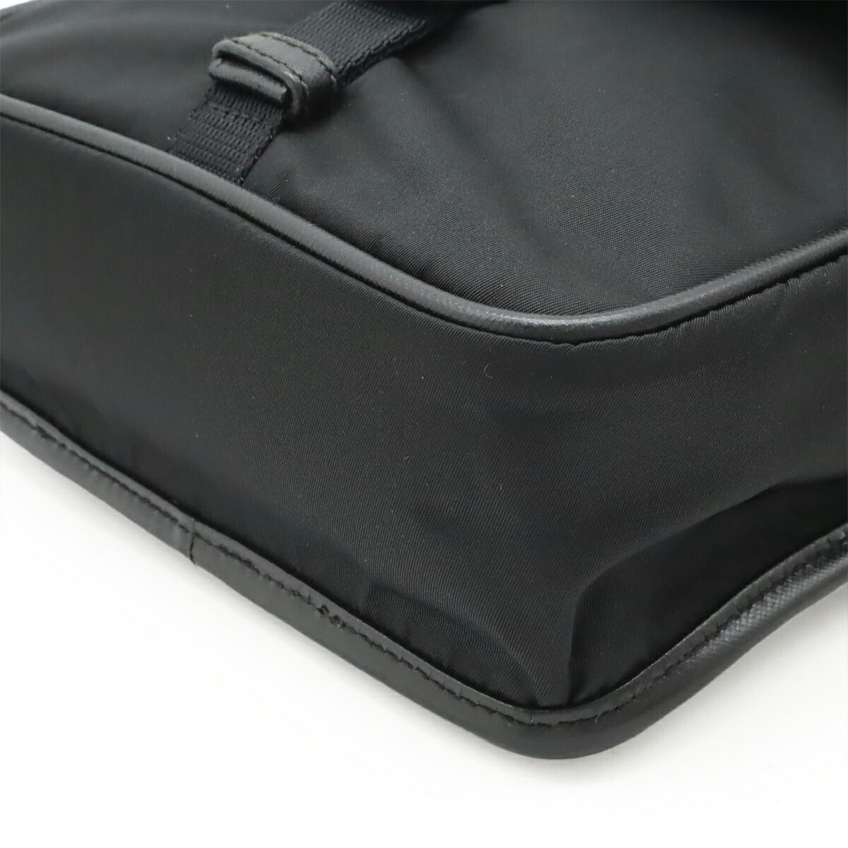 Prada Nylon Leather Shoulder Bag