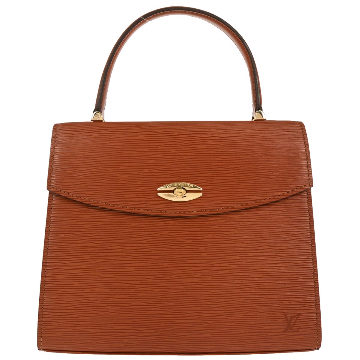 Louis Vuitton 1995 Brown Epi Malesherbes Handbag M52373