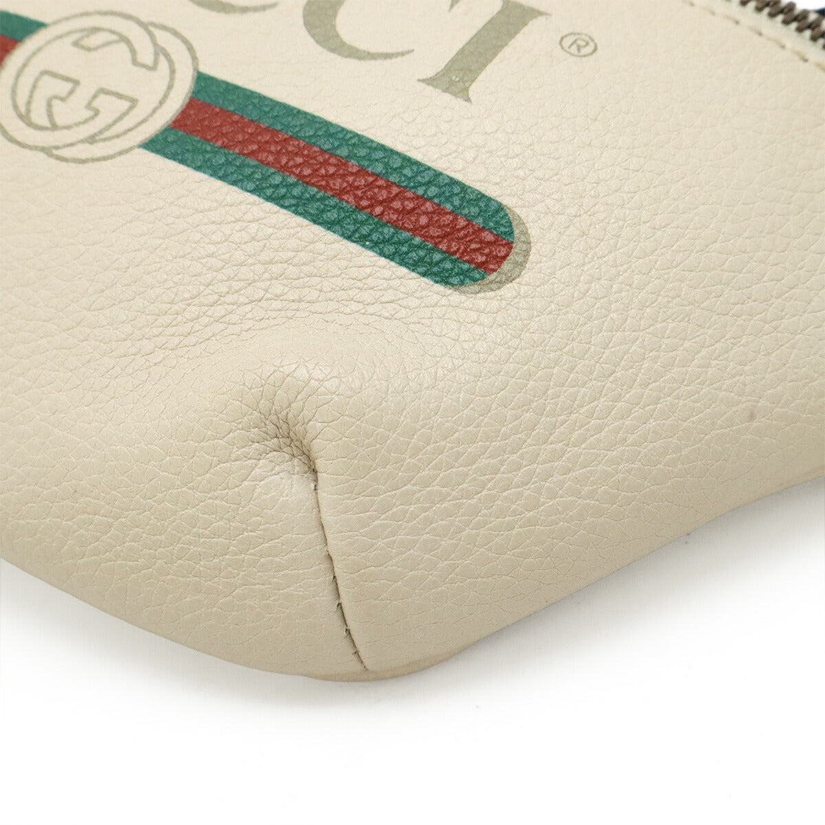 Gucci Gucci Print Leather Belt Bag