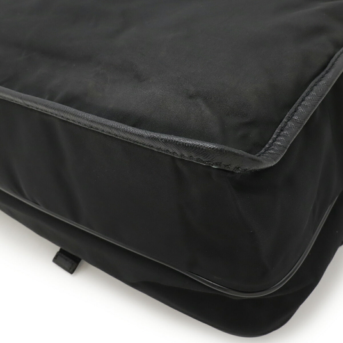 Prada Nylon Leather Shoulder Bag